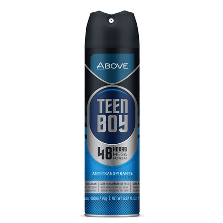Desodorante aero above masc 150ml teen boy
