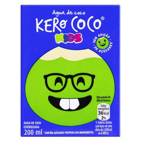 Água de coco esterilizada kero coco kids