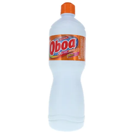 Alvejante Uso Geral Qboa com Cloro Floral Frasco 1lt 360-2