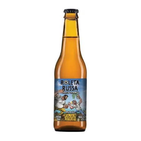Cerveja Roleta Russa Pilsen Extrema Garrafa 355ml 