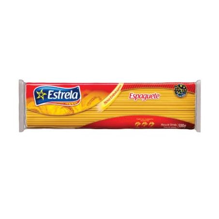 MASSA ESTRELA SEMOLA 500G ESPAGUETE