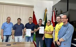 Assinada ordem de serviço para revitalização do prédio da Assistência Social de Itapiranga