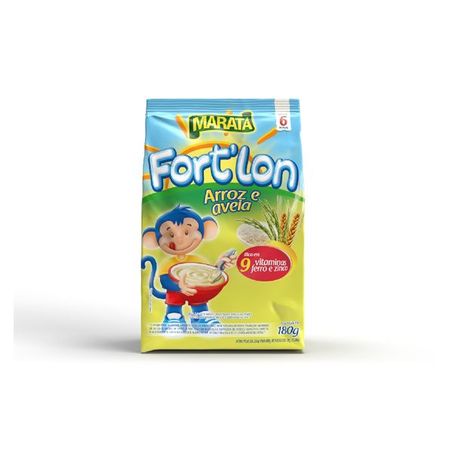 Mingau Marata Fort Lon Arroz e Aveia 180g