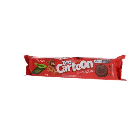 BISCOITO RECHEADO ZOO CARTOON CHOCOLATE 85G 360-3