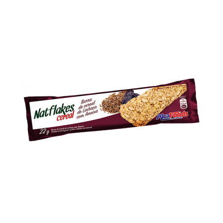BARRA CEREAL ALCA FOODS LINHAÇA E AMEIXA 22G