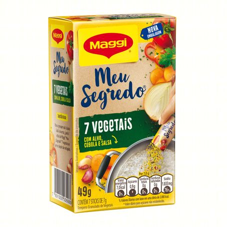 TEMPERO GRANULADO 7 VEGETAIS MAGGI MEU SEGREDO