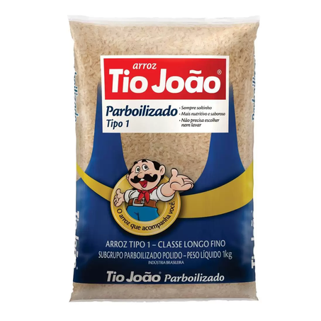 ARROZ PARBOILIZADO TIPO 1 TIO JOÃO