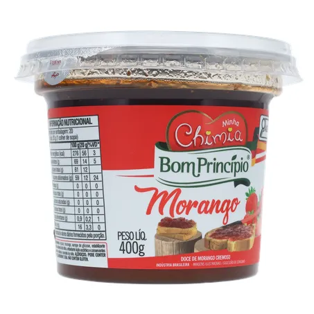 DOCE CREMOSO BOM PRINCÍPIO MORANGO POTE 400G 360-33