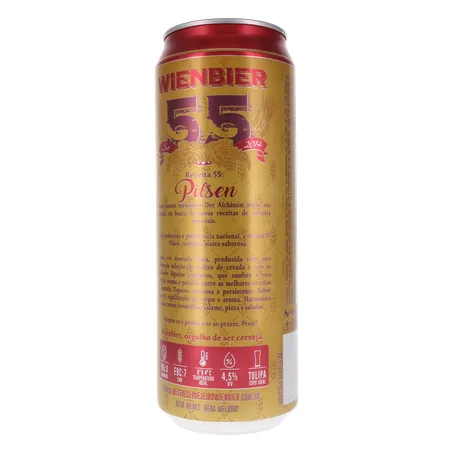 Cerveja Lata Wienbier 55 Pilsen 710ml 360-17