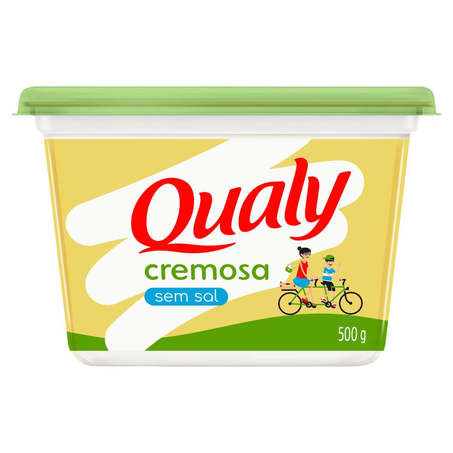 Margarina Qualy 500g - Tradicional - Sem Sal