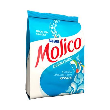 Leite em po desnatado molico 500g