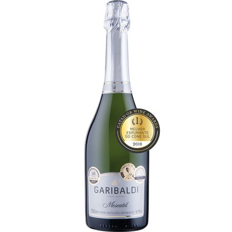 Espumante garibaldi 750ml moscatel branco