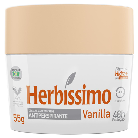 Creme Desodorante Herbíssimo 55g - Vanilla