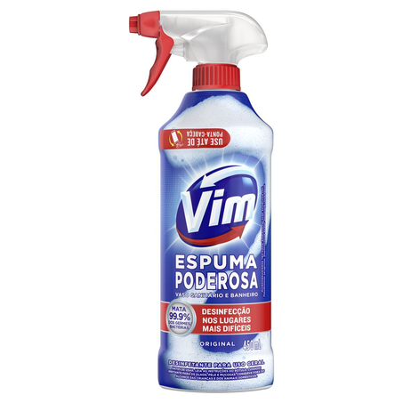 Desinfetante Vim 450ml - Espuma Poderosa - Gatilho