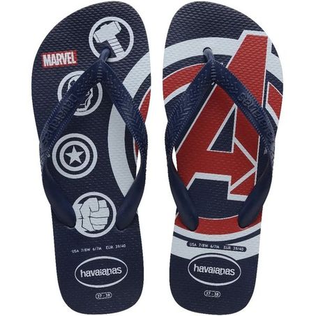 CHINELO HAVAIANAS TOP MARVEL LGMN 37/38 MAR/MAR/MAR