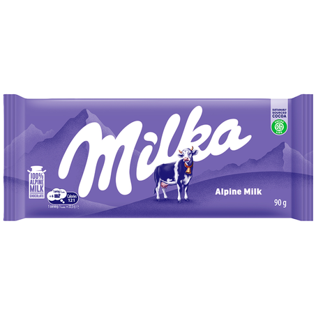 Chocolate Milka Alpine Milk 90G