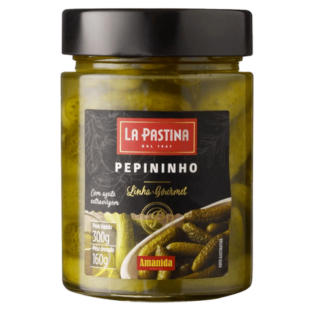 PEPININHO EM AZEITE LA PASTINA 160G