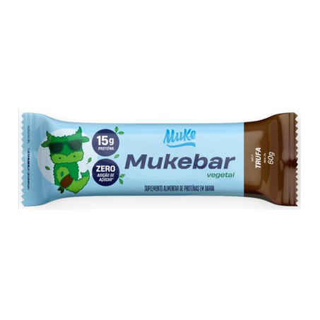 Barra de Proteína Muke Vegetal Sem Açúcar Trufa 60G