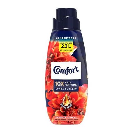 Amaciante comfort conc hydra serum/energia floral 1,5l.