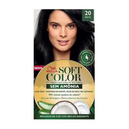 TINTURA WELLA SOFT PRETO NEGRO UN