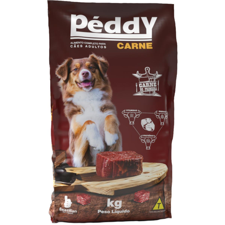 Ração Peddy 10,1kg - Carne - Adultos