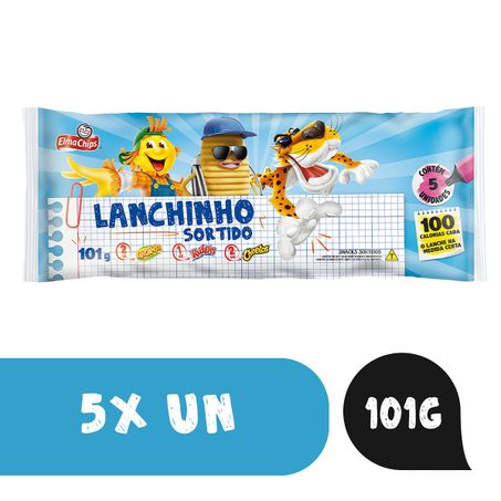 KIT SALGADINHO ELMA CHIPS LANCHINHO SORTIDO