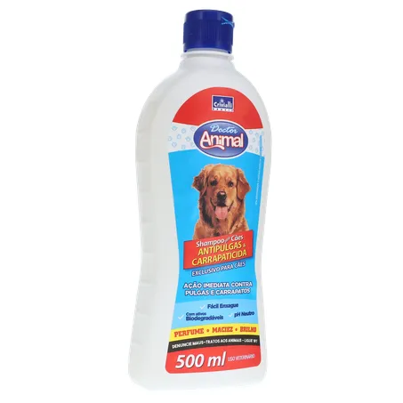 Shampoo Dr Animal 500ml Anti Pulgas 360-33