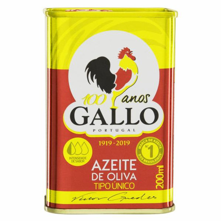 Azeite de Oliva Gallo Tipo Único Português Lata 200ml