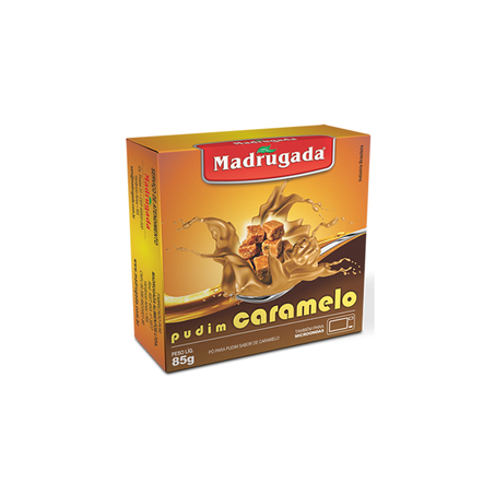 Pudim em pó madrugada caramelo 85g