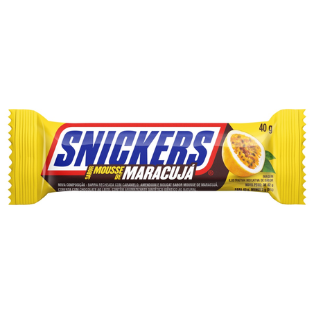 Chocolate Snickers Mousse de Maracujá 40g