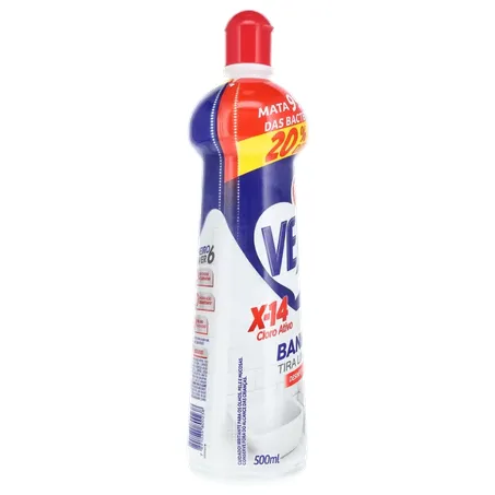 Limpador Banheiro Veja Tira-limo X-14 Squeeze 500ml 20% Desconto