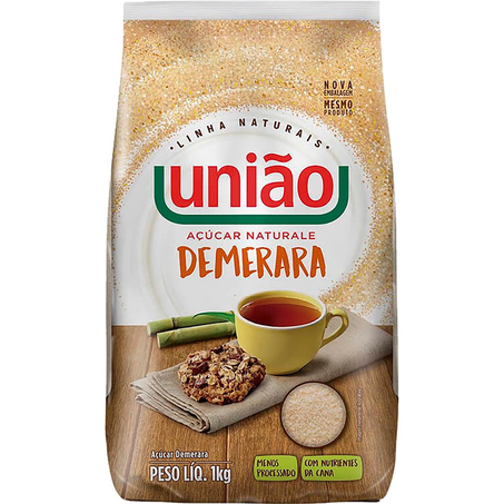 Açúcar Naturale Demerara União 1kg