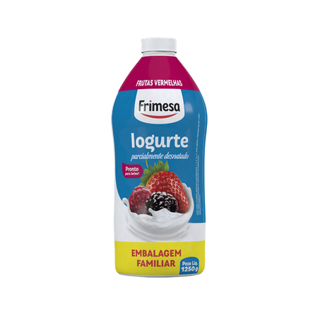 Iogurte Frimesa 1.250kg Garrafa Frutas Vermelhas