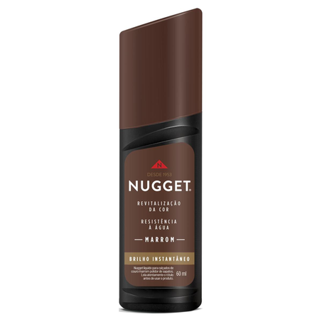 Líquido para Calçados Nugget 60ml - Marrom