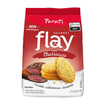 Biscoito parati flay gourmet churrasco 40g
