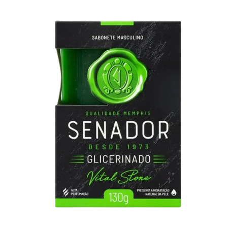 Sabonete Senador Em Barra Vital Stone 130g 
 
