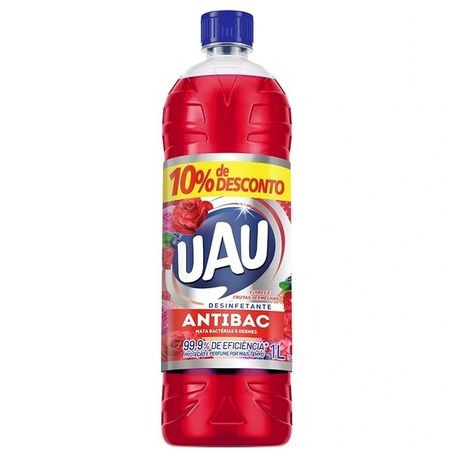 Desinfetante uau frutas vermelhas promocional 1l