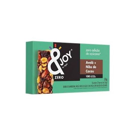 Barra Nuts Joy Zero Avelã/Cacau Pacote 50g 