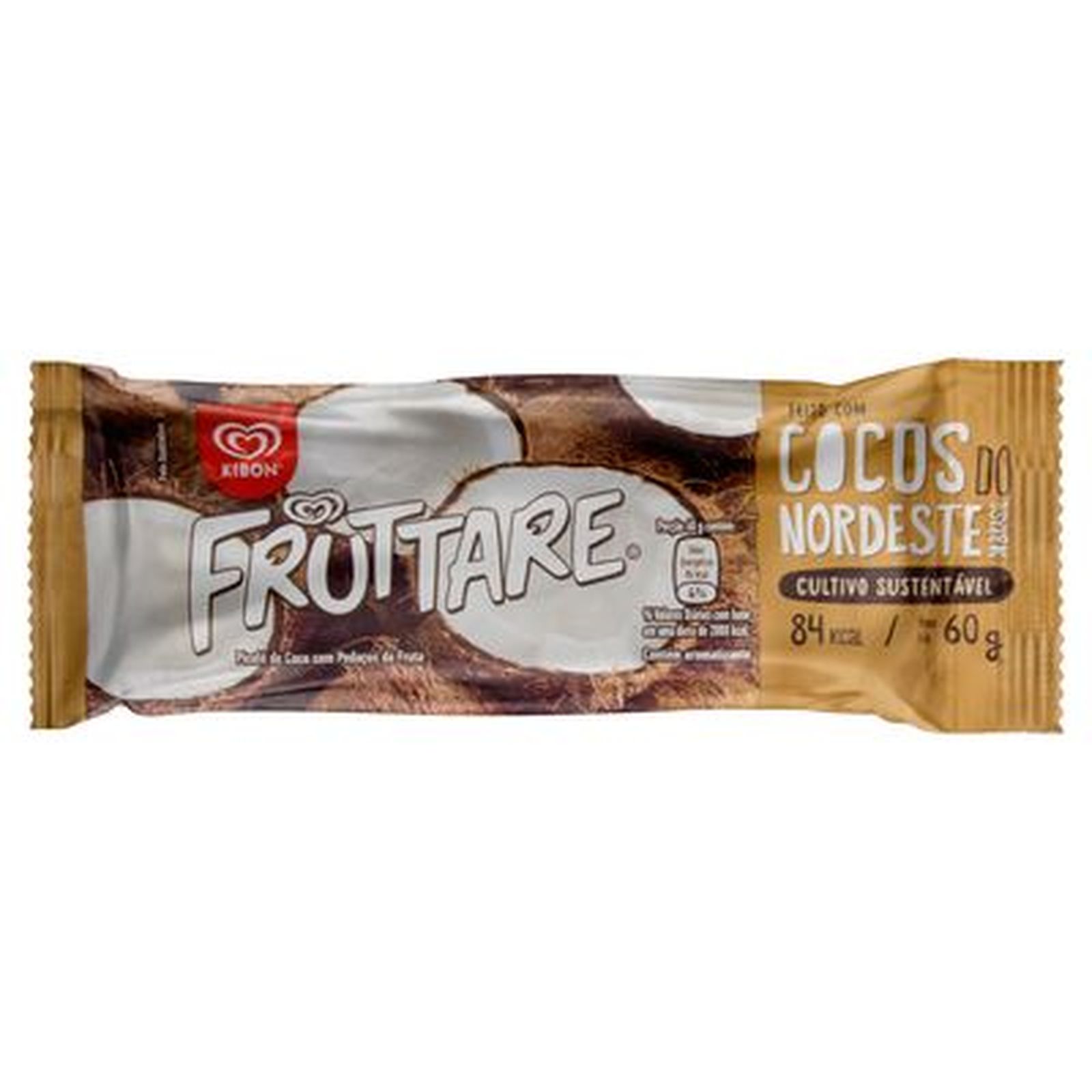 Sorvete Kibon Fruttare Coco 60g | HORTIFRUTI HITOMIX