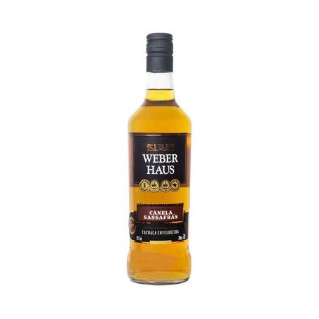 WEBER HAUS CACHACA CANELA SASSAFRA 700ML
