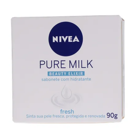 Sabonete nivea hidratante pure milk fresh caixa 90g 360-19