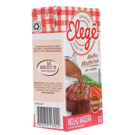 Molho Madeira ao Vinho Elegê Caixa 200gr 360-31