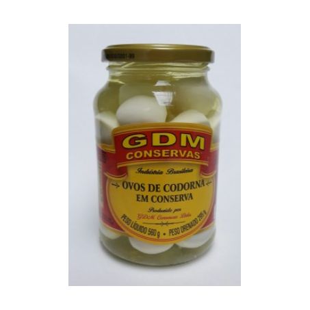 OVO CODORNA GDM CONSERVA 300G