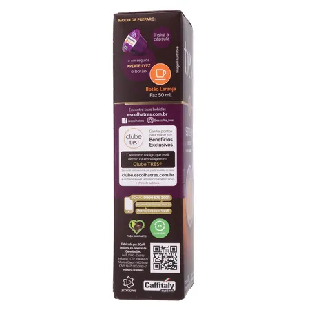 CAFÉ CÁPSULAS TRES ESPRESSO SUPREMO C/10 UN 360-10