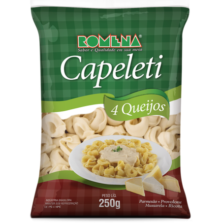 CAPELETI ROMENA 250G DE 4 QUEIJOS