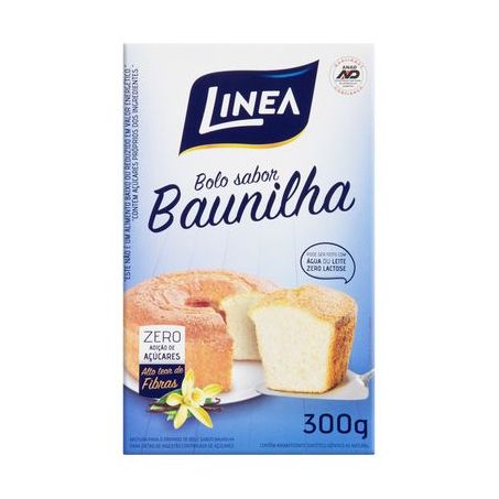 Mistura Para Bolo Linea Zero Baunilha Embalagem 300G