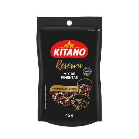 Tempero kitano 45g mix pimentas refil