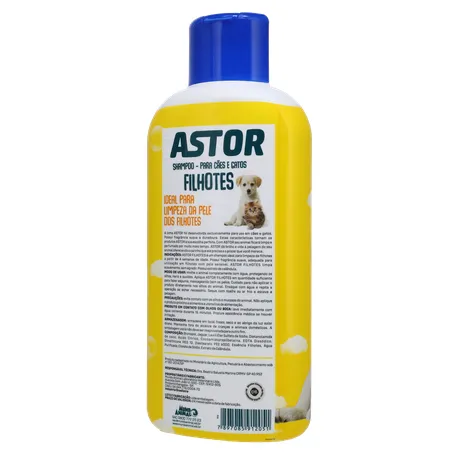 SHAMPOO ASTOR FILHOTES CAES E GATOS 500ML 360-20