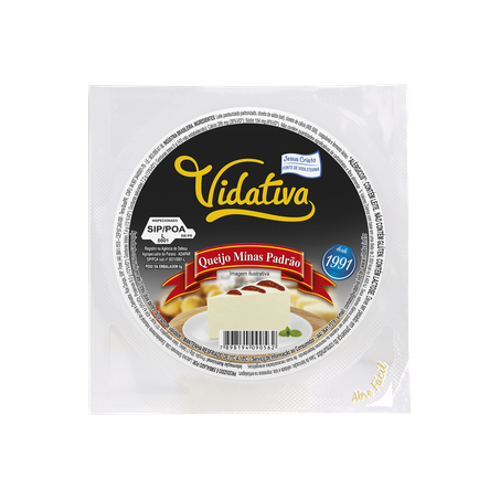 Queijo Minas Vidativa Padrão Kg