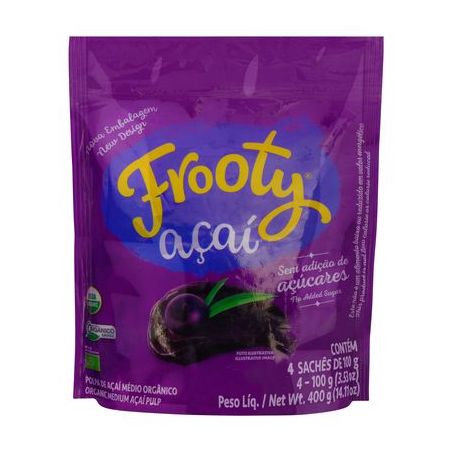 POLPA FROOTY 4X100G ACAI